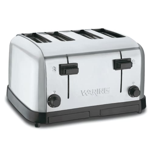 Waring 4-Slice Commercial Toaster, Chrome